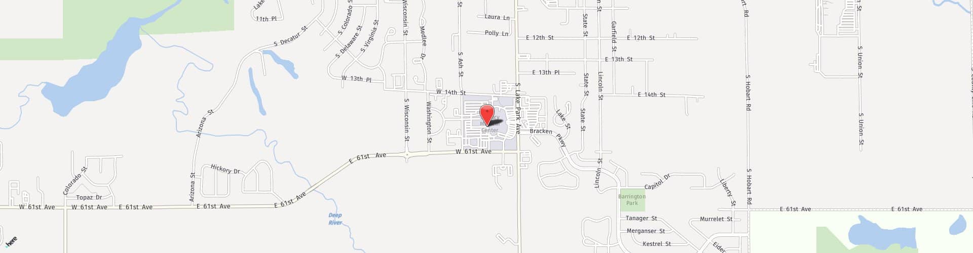 Location Map: 1500 South Lake Park Hobart, IN 46342